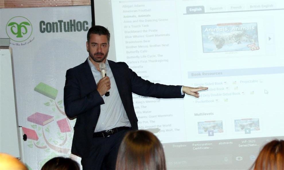 Chuyên gia của Learning A-Z hướng dẫn khai thác hiệu quả Kids A-Z Reading (raz-kids) tại Hội thảo Giúp con giỏi đọc